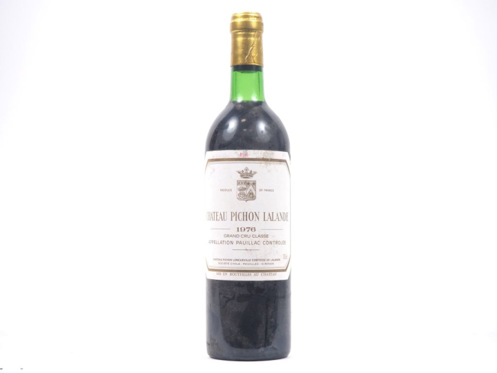 1 BOUTEILLE CHÂTEAU PICHON LALANDE GCC PAUILLAC - 1976 - BG/ELS/ÉTOILE