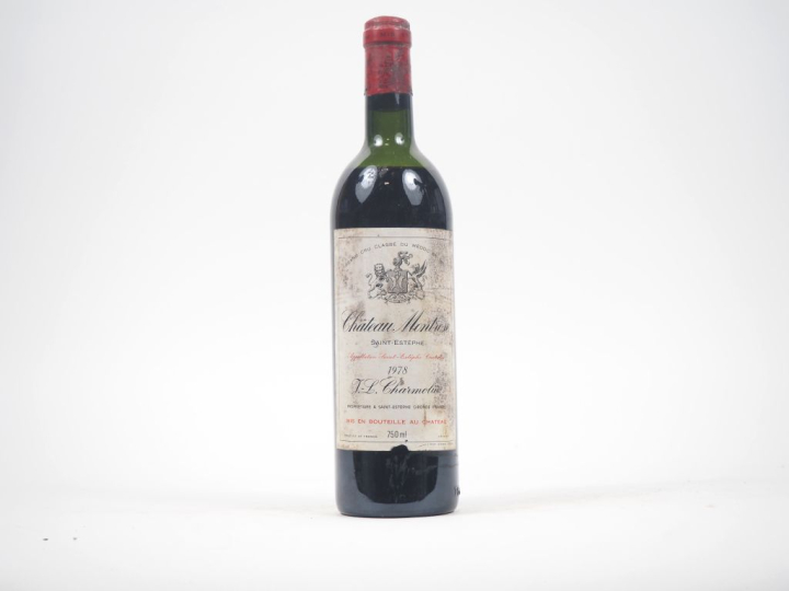 1 BOUTEILLE CHÂTEAU MONTROSE GCC SAINT ESTÈPHE - 1978 - MEP/ES 