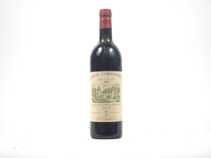 1 BOUTEILLE CHÂTEAU CARBONNIEUX GCC GRAVES - 1980 - LB