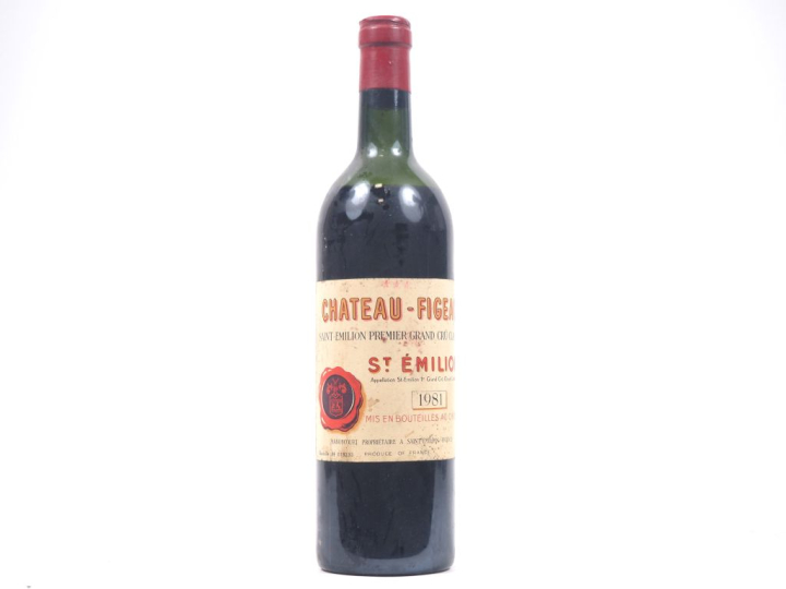 1 BOUTEILLE CHÂTEAU FIGEAC GCC ST ÉMILION - 1981 - MEP-BEP/ELS 