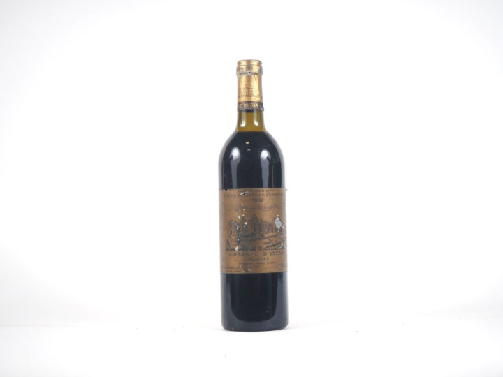 1 BOUTEILLE CHÂTEAU D'ISSAN GCC MARGAUX - 1982 - LB/EA/CAPS ABIMÉE