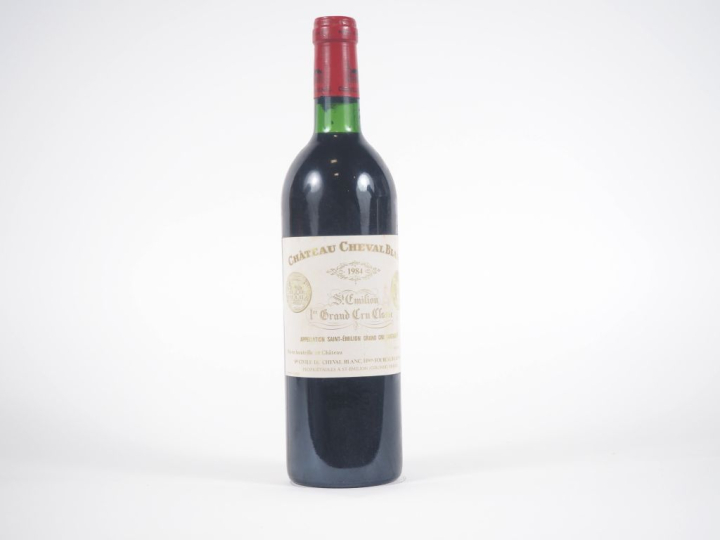 1 BOUTEILLE CHÂTEAU CHEVAL BLANC 1er GCC ST ÉMILION - 1984 - BG/ETLA