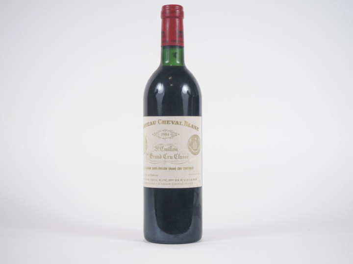 1 BOUTEILLE CHÂTEAU CHEVAL BLANC 1er GCC ST ÉMILION - 1984 - BG/ETLA