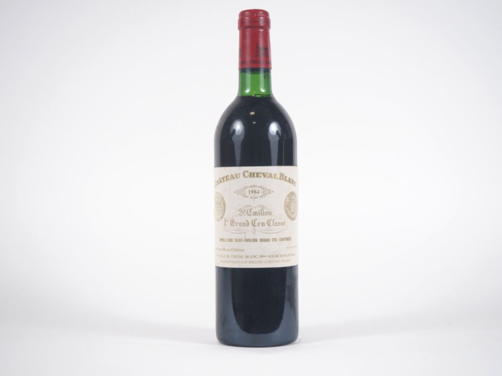 1 BOUTEILLE CHÂTEAU CHEVAL BLANC 1er GCC ST ÉMILION - 1984 - BG/ETLA
