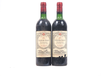 Vente aux enchères 2 BOUTEILLES CHÂTEAU GAZIN POMEROL - 1985 - 1 LB/1 HEP/ES/ELA
