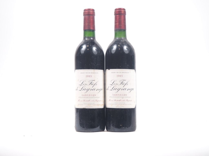2 BOUTEILLES LES FIEFS DE LAGRANGE ST JULIEN - 1985
