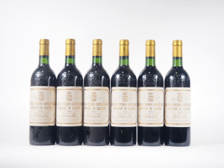 Vente aux enchères 6 BOUTEILLES CHÂTEAU DE PICHON LONGUEVILLE COMTESSE DE LALANDE GCC PAU