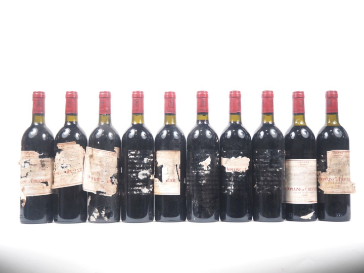10 BOUTEILLES DOMAINE CHEVALIER GCC GRAVES - 1985 - 6 PRÉSUMÉES/3 BONS