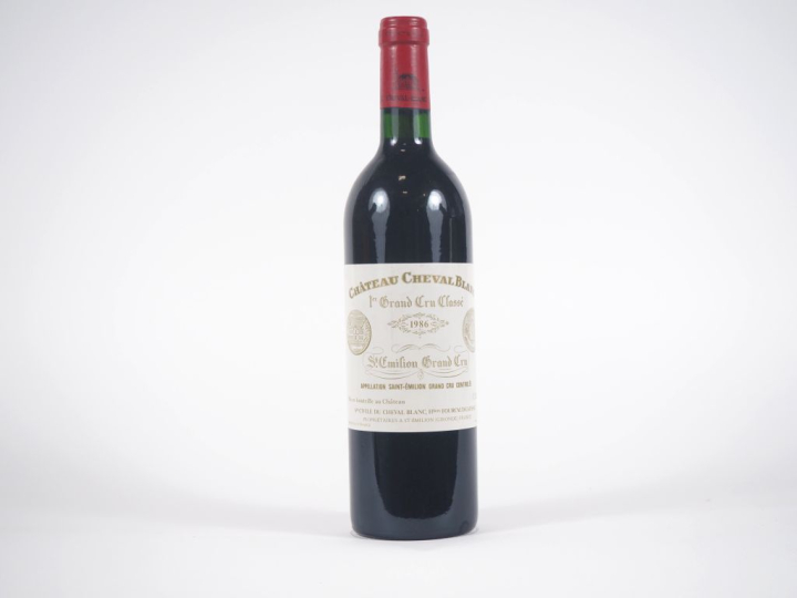 1 BOUTEILLE CHÂTEAU CHEVAL BLANC 1er GCC ST ÉMILION - 1986 