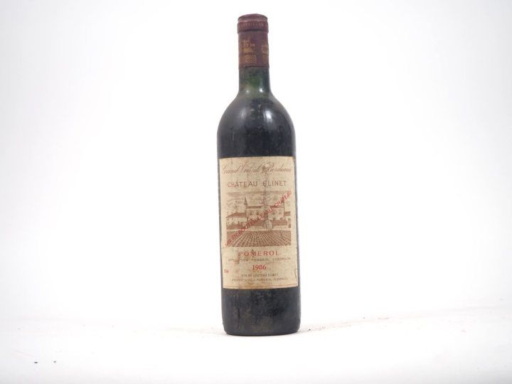 1 BOUTEILLE CHÂTEAU CLINET POMEROL - 1986 - LB/ES/BS