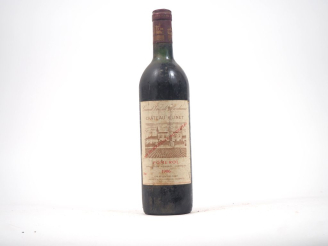 Vente aux enchères 1 BOUTEILLE CHÂTEAU CLINET POMEROL - 1986 - LB/ES/BS