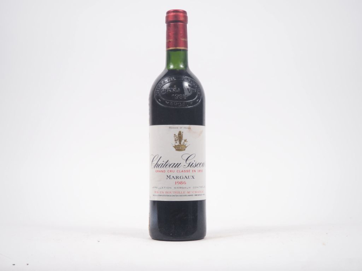 1 BOUTEILLE CHÂTEAU GISCOURS GCC MARGAUX - 1986 - BG 