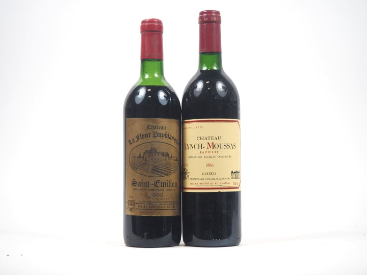 2 BOUTEILLES DE 1986 : 1 CHÂTEAU LA FLEUR PUYBLANQUET ST ÉMILION - HEP