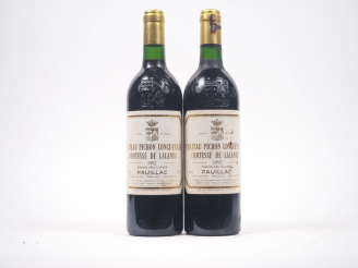 Vente aux enchères 2 BOUTEILLES CHÂTEAU PICHON LONGUEVILLE COMTESSE DE LALANDE GCC PAUILL