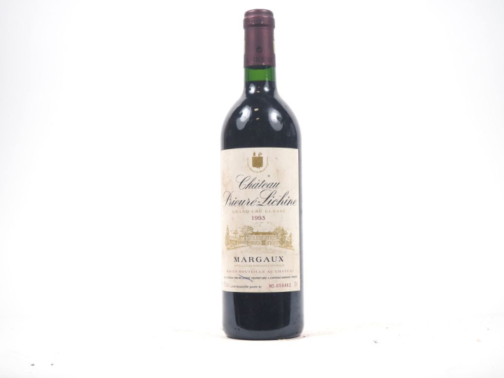 1 BOUTEILLE CHÂTEAU PRIEURÉ LICHINE GCC MARGAUX - 1993 - ELS