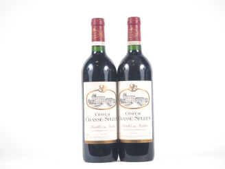 Vente aux enchères 2 BOUTEILLES CHÂTEAU CHASSE SPLEEN MOULIS - 1995 