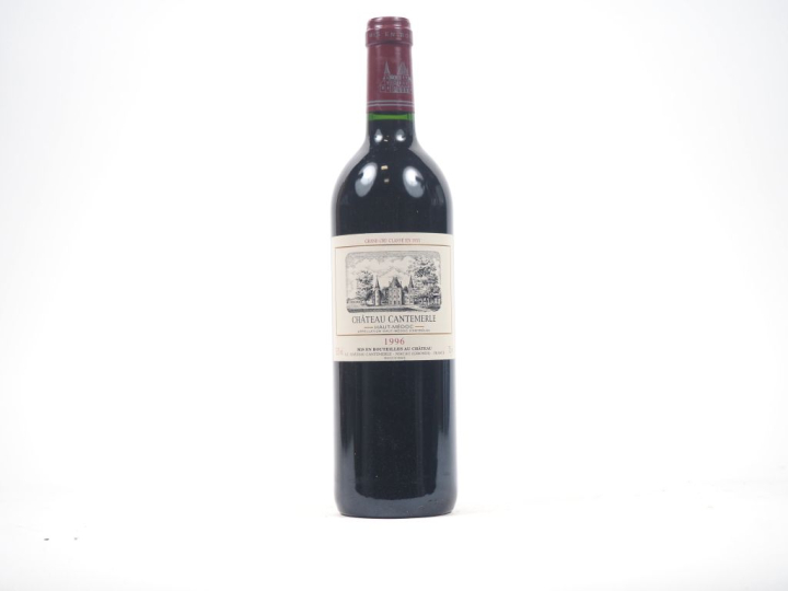 1 BOUTEILLE CHÂTEAU CANTEMERLE GCC HAUT MÉDOC - 1996 