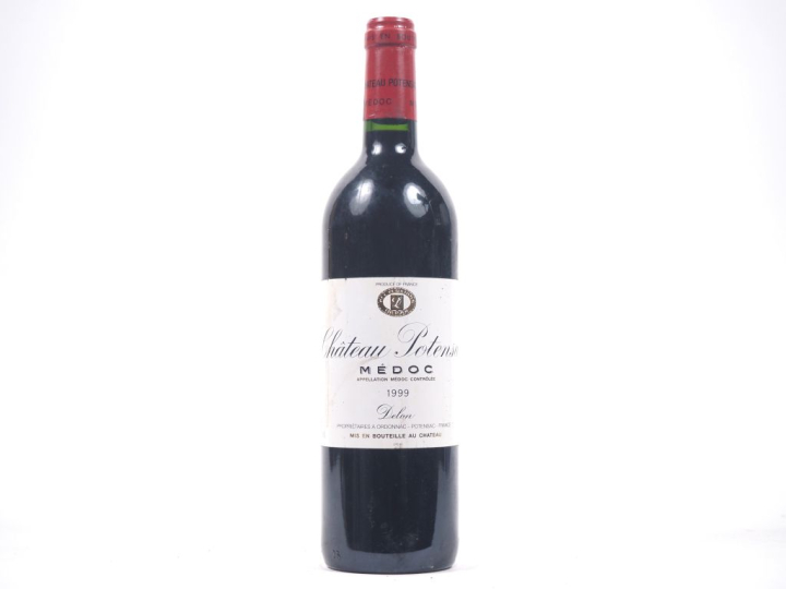 1 BOUTEILLE CHÂTEAU PONTENSAC CBE MÉDOC - 1999 - ETLS 