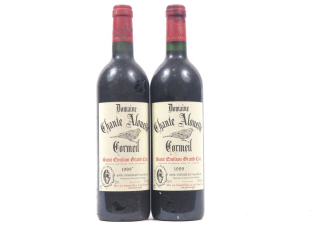 Vente aux enchères 2 BOUTEILLES DOMAINE CHANTE ALOUETTE CORMEIL GC ST ÉMILION - 1999 - EL