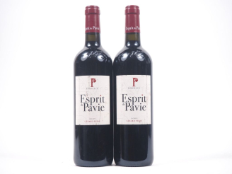 Vente aux enchères 2 BOUTEILLES ESPRIT DE PAVIE BORDEAUX  - 2009 - ETLS 