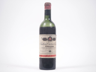 Vente aux enchères 1 BOUTEILLE CHÂTEAU CROIZET BAGES GCC PAUILLAC - NM - VIDANGE/CAPS TRÈ