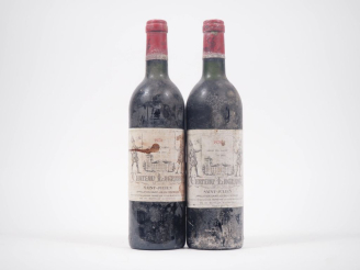 Vente aux enchères 2 BOUTEILLES CHÂTEAU LAGRANGE GCC ST JULIEN : 1 DE 1978 - 1 DE 1979 - 