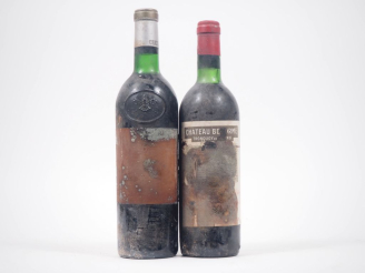 Vente aux enchères 2 BOUTEILLES : 1 CHÂTEAU PAPE CLÉMENT GCC GRAVES ÉTIQUETTE ILLISIBLE/1