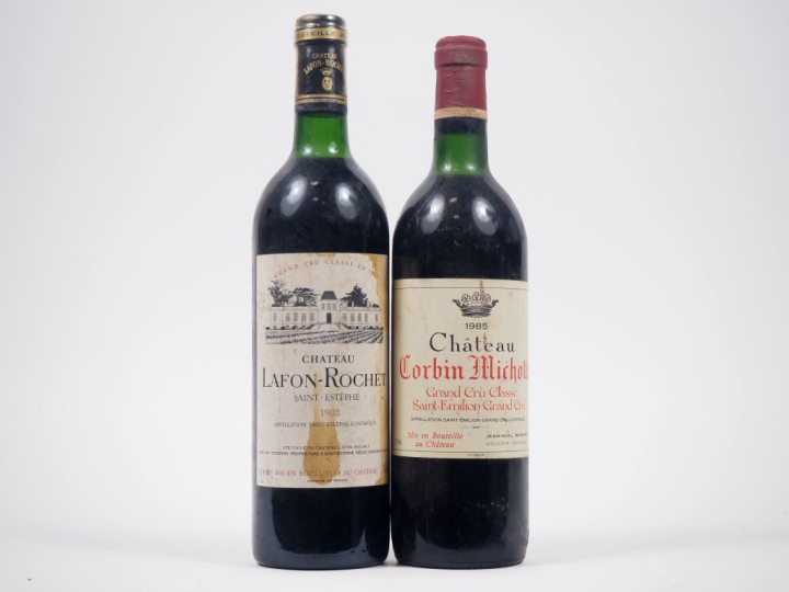 2 BOUTEILLES : 1 CHÂTEAU LAFON ROCHET GCC ST ESTÈPHE - 1988 - BG ES/1 