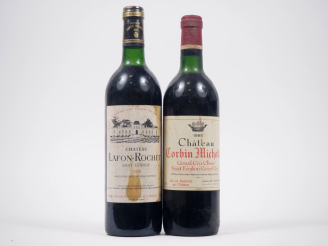 Vente aux enchères 2 BOUTEILLES : 1 CHÂTEAU LAFON ROCHET GCC ST ESTÈPHE - 1988 - BG ES/1 