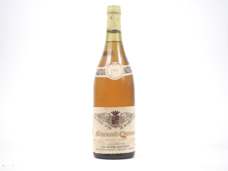 Vente aux enchères 1 BOUTEILLE MEURSAULT 1er CRU CHARMES BOYER MARTENOT - 1982 - ELA/ELS