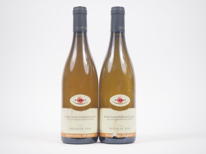 2 BOUTEILLES PERNAND VERGELESSES DOMAINE DEBRAY - 2010 - ELS 