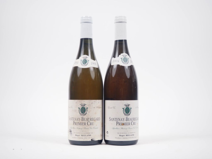 2 BOUTEILLES SANTENAY BEAUREGARD 1er CRU R.BELLAND : 1 DE 2001/1 DE 20