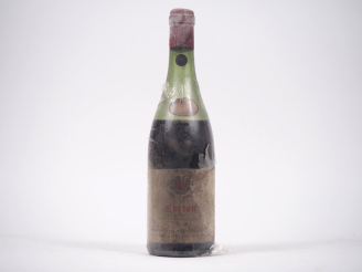 Vente aux enchères 1 BOUTEILLE CORTON MAISON J.B. BÉJOT - 1959 - 8,8 CM/ES