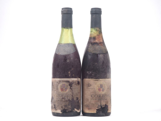 Vente aux enchères 2 BOUTEILLES CORTON THORIN - 1969 - EA/ETS 