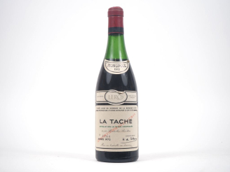 Vente aux enchères 1 BOUTEILLE LA TÂCHE DOMAINE DE LA ROMANEE CONTI - 1972 - 4,9 CM/ETLA