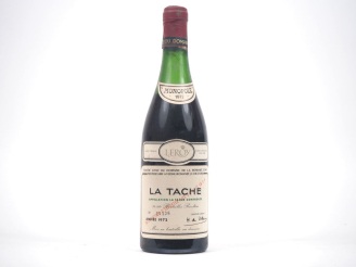 Vente aux enchères 1 BOUTEILLE LA TÂCHE DOMAINE DE LA ROMANEE CONTI - 1972 - 5,7 CM/CAPS 