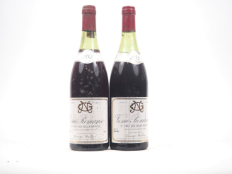 Vente aux enchères 2 BOUTEILLES VOSNE ROMANÉE 1er CRU "LES BEAUMONTS" G.
 NOELLAT - 1983 