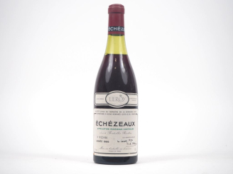 Vente aux enchères 1 BOUTEILLE ÉCHÉZEAUX DOMAINE DE LA ROMANEE CONTI - 1986 - 3,7 CM
