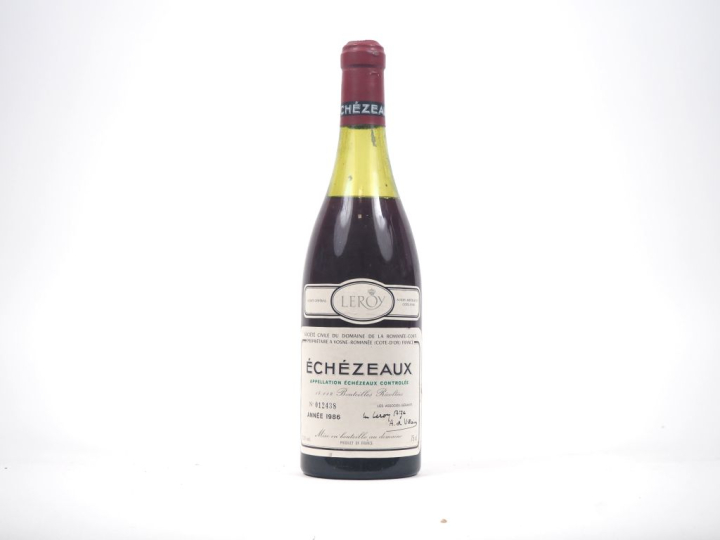 1 BOUTEILLE ÉCHÉZEAUX DOMAINE DE LA ROMANEE CONTI - 1986 - 4,9 CM