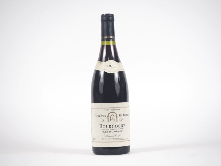 1 BOUTEILLE BOURGOGNE "LES MURIERES" F. BOUFFIER - 1988 - ELS