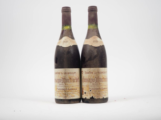 Vente aux enchères 2 BOUTEILLES CHASSAGNE MONTRACHET 1er CRU FLEUROT LAROSE DOMAINE R. FL