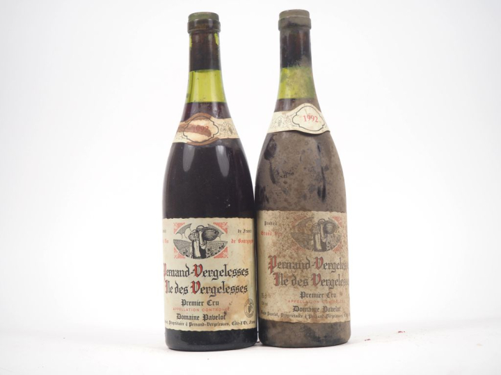 2 BOUTEILLES PERNAND VERGELESSES 1er CRU "ILE DES VERGELESSES" DOMAINE