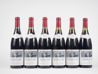 Vente aux enchères 5 BOUTEILLES GIVRY 1er CRU DOMAINE STEINMEAIER - 2001