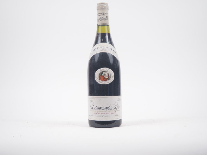 1 BOUTEILLE CHÂTEAUNEUF DU PAPE "CUVÉE CHANOINE PICARD" PATRIARCHE PÈR