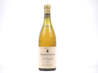 Vente aux enchères 1 BOUTEILLE CHÂTEAUNEUF DU PAPE BLANC "LES BUSQUIÈRES" HÉRITIERS PLANT