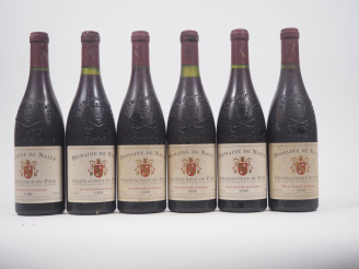 Vente aux enchères 6 BOUTEILLES CHÂTEAUNEUF DU PAPE DOMAINE DE NALYS - 1998 - ES/BS