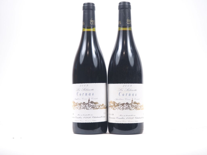 2 BOUTEILLES CORNAS "LA SABAROTTE" DOMAINE COURBIS - 2009 