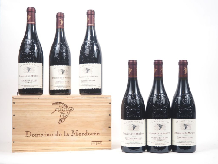 6 BOUTEILLES CHÂTEAUNEUF DU PAPE "LA REINE DES BOIS" DOMAINE DE LA MOR