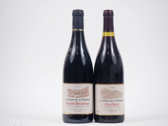 Vente aux enchères 2 BOUTEILLES LA CROIX DE LA PERRIERE : 1 CROZES HERMITAGE - 2016/1 CÔT
