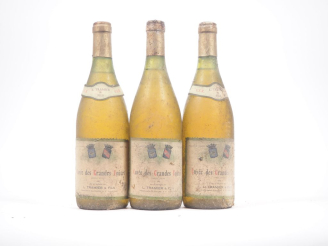 Vente aux enchères 3 BOUTEILLES BLANC CUVÉE DES GRANDES VOUTES L. TRAMIER - NM - ES/BS
